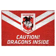 St George Illawarra Dragons NRL Doormat for Home Man Cave Bar BBQ