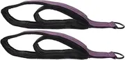 BESPORTBLE 2pcs Pilates Yoga Straps Resistance Bands Set Exercise Bands for Full Body Workout Pilates Equipment for Flexibility Strength