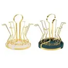 Cup Drying Rack 6 Cups Storage for Tea Shop Kitchen Countertop Coffee Cup
