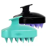 Heeta Scalp Massager Brush 2 Pack Silicone Dandruff Removal Waterproof