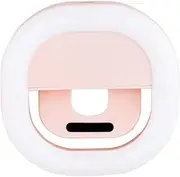 Labymos Selfie Ring Light USB Portable Clip-on Selfie Fill Light LED Lamp 3 Levels Lighting for Smart Phone Photography Camera Video Gl Make up