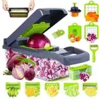 16 In 1 Handle Multifunctional Vegetable Chopper Grate Food Chopper Slicer Tool