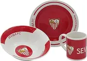 Seville Football Club Breakfast Set Official Product of Seville Club Red and White (CyP Brands)