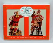 1994 Coca-Cola Limited Edition Santa Clause Playing Cards In Collectible Tin