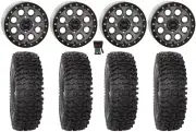 System 3 SB-7 15" Wheels Ti (6+1) 35" RC500S Sticky Tires Can-Am Defender
