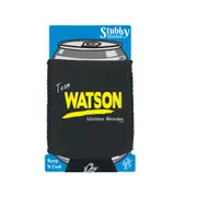 Watson V1 Lifetime Member - Funny Novelty Stubby Holder With Base
