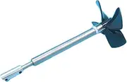 Rynplex 5MM Drive Shaft Integration 70mm 4-Blade Propeller 3.17mm 4mm 5mm Coupling 304 Stainless Steel 5MM RC Boat Motor Propeller(35cm 4mm Coupling)