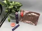 Tarte Gift Set ( Rose Sequined Bag/Mascara/quirky Amazonian Clay Blush 4 Pc