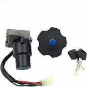 TAHYUI For Y&amaha XT600 90-95 DT200R 91-94 TW200 03-17 XT225 Serow 225 Motorcycle Black Ignition Switch Fuel Gas Tank Cap Lock Keys Set