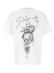 [Givenchy] Givenchy-Printed T Shirt Bianco-Uomo M White