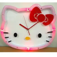 在飛比找蝦皮購物優惠-Hello Kitty 光控整點音樂LED掛鐘 JM-W58