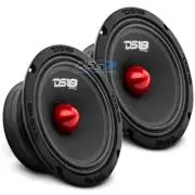 2x DS18 6.5" Midrange Speakers - PRO-GM6B 140W Rms 8 ohm Bullet Loudspeakers