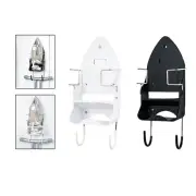 Iron Rack with Hooks Wall Mount Shelf Iron Hanger for Door Cabinet Household