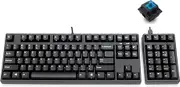 Filco Majestouch TKSP Office Set, Japanese Arrangement, Blue Axis, Numeric Keyboard, Numeric Keypad, Black, PBT 2 Color Molded Key Cap, Media Function, NumLock Non-Interlocking Type