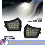 2X LED-Under Mirror Puddle Light For Volvo XC90 S40 S60 V50 V60 C30 For Jaguar S (for: Jaguar)
