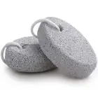 2 Pack Natural Pumice Stone for Feet Lava Pedicure Tools Callus Remover