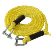 Tow Strap with Hook Car Tow Recovery Cable for Off Road Vehicle Truck SUV,Yellow