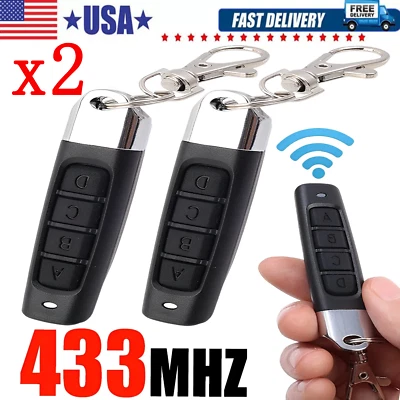 4-in-1 Wireless Remote Control Duplicator 433MHz Remote Control Key Clone Copy