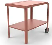 ZiiPa, Trolley, Vallone, Dimensions Suitable for Piana Pellet and Piana Gas Pizza Oven, Terracotta Colour