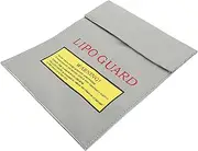 CORHAD Lipo Safety Bag Lipo Battery Carrying Case Lipo Bag Fireproof Charger Lipo Battery Storage Guard Charging Battery Case Battery Storage Bag Battery Safety Charge Sack Pouch Bags Red