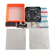 DIY DS1302 DC5V Rotating LED Electronic Digital Clock Learning Board With Shell