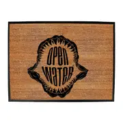 Ow Jaws - Funny Novelty Doormat Man Cave Floor mat