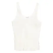 [Anine Bing] Anine Bing Silk Scoop-neck Top S WHITE
