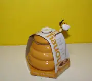 NWT Beehive Shaped Honey Jar with Bee Dipper