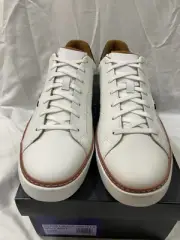 Allen Edmonds Men's Alpha Lace-up Sneaker 8.5 D, White