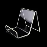 Pack of 1/2/5 Clear Acrylic Shoes Holder Slanted Display Stands Phone Wallet Menual Poster Leaflet Holder Lean to Perspex
