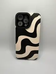 Phone Case For iPhone 14 Pro Max 11 12 13 Zebra Stripe Shockproof Silicone Case