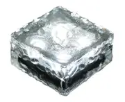 L55 Solar Ice Brick Lamp Floor Tile Buried Lighting Garden Courtyard Blue Light