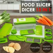 Food Slicer Dicer Nicer Container Chopper Peeler Vegetable Slicer Fruit Cutter