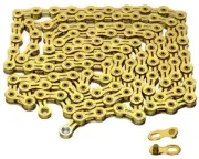 KMC X11 EL Chain 11 Speed 118 Links Gold Compatible w/ SHIMANO CAMPAGNOLO SRAM