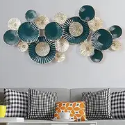 3D Metal Wall Art Wall Hanging Decorations Foyer Creative Iron Wall Decorations Three-dimensional Wall Decorations Living Room Background Wall Decorations Hanging Abstract Art Wall Decor