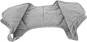 SEWOART Cotton Sleeping Shoulder Wrap Neck and Shoulder Warmer Comfortable Waistcoat for Unisex Design Light Grey