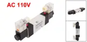 4M320-08 AC110V 2 Position 5 Way RC1/4 Neutral Air Selector Solenoid Valve RC1/4