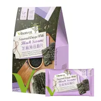 在飛比找Yahoo奇摩購物中心優惠-米森Vilson芝麻海苔脆片 (18公克x5包/盒)