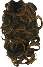 EPIGEIST 1pc Curly Ponytail Extension with Claw Clip Synthetic Hair Wig for Women Comfortable and Color for Daily Use