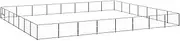 Generic Dog Kennel Black 56 m虏 Steel,3082180