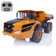 Metal 1/14 6*6 Hydraulic Lifting RC RTR Articulated Truck Dumper Model I6S Radio