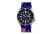 Seiko Automatic Divers Japan Made Polyester SKX007J1-var-NATO30 200M Men's Watch