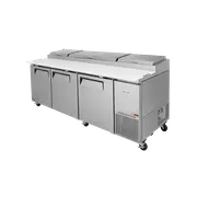 Turbo Air 3 Door Pizza Prep Fridge - CTPR-93SD-TA