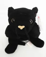 TY BEANIE BABY VELVET CAT PVC 4TH GEN HANG 4TH GEN TUSH TAGS ERRORS RETIRED NEW