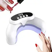 UV Nail Lamp, Nail Polish UV Dryer LED Light, Foldable Light Tool Rapid Drying for Salon Studio Home Manicure Fingernails Crafting