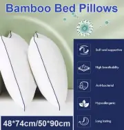 6x Hotel Quality Pillow Breathable Cooling Pillows Queen King Single Medium Firm