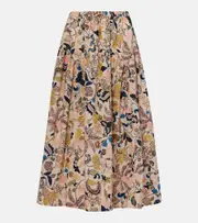 [Ulla Johnson] Ulla Johnson Rosen floral cotton maxi skirt AU 4 multicoloured