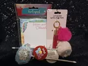 Girls Follow Your Dreams Set Pens Paper and Lip Gloss
