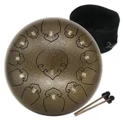 Steel Tongue Drum - 13 Notes 12 inches - Percussion Instrument -Handpan Drum
