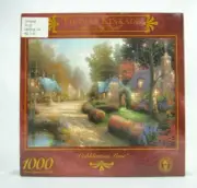 VTG 1997 Thomas Kinkade Cobblestone Lane 1000 PC Ceaco Jigsaw Puzzle 3310-9 New